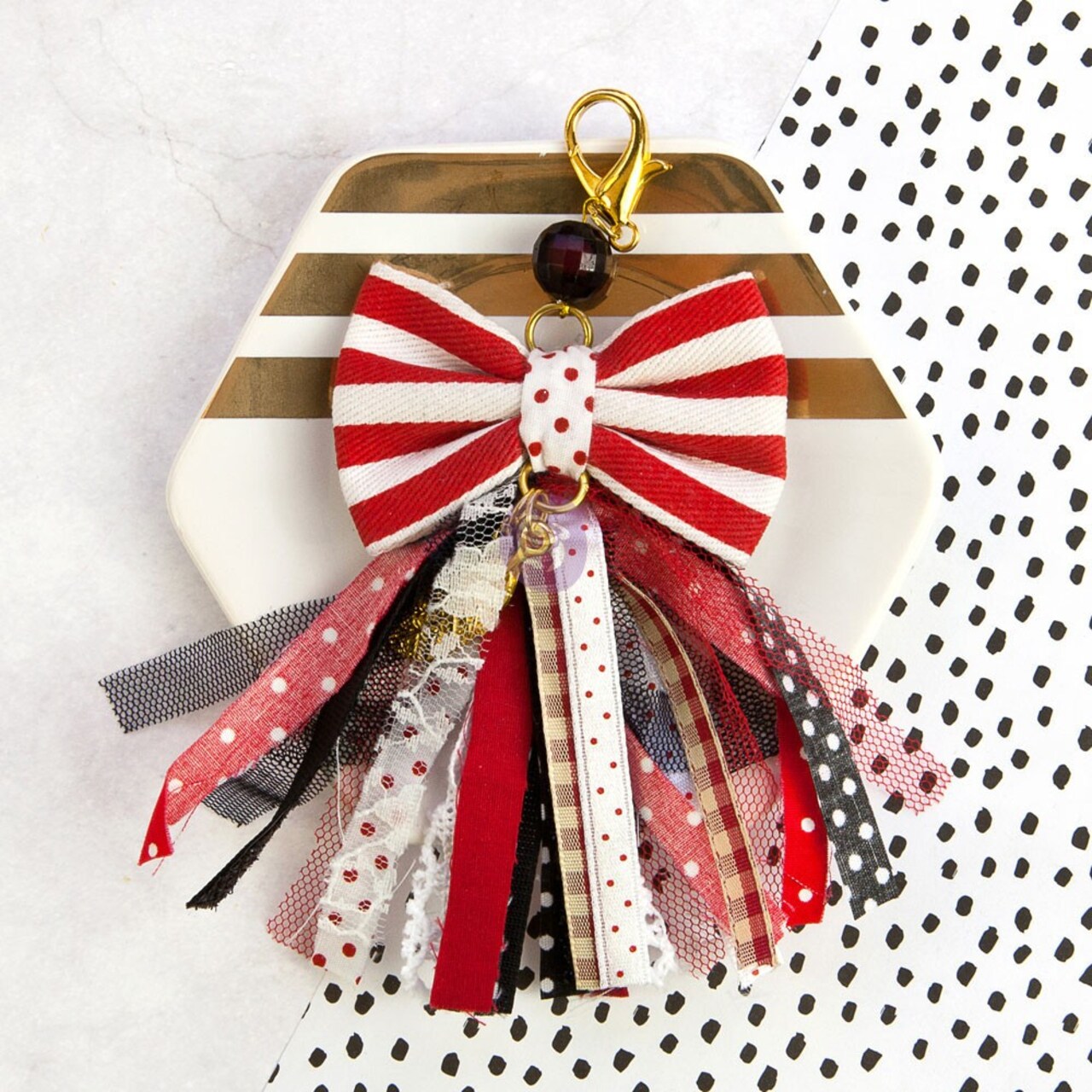 Prima Marketing Inc My Prima Planner Tassel - "Pretty In Rouge" 655350591885